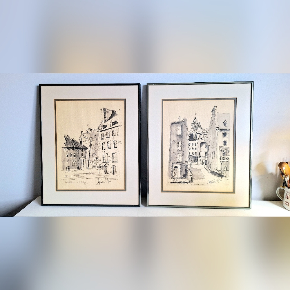 Maurice LeBon Graphite lithograph. Numbered and signed in lead. On grained paper
